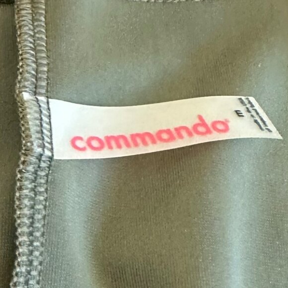 Commando Velvet Thong Bodysuit Shirt Top Blouse V-Neck Layering Size Medium - Picture 5 of 10